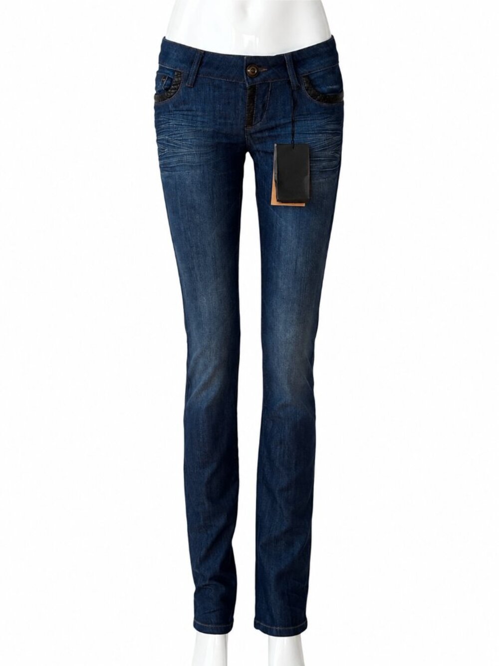 DSQUARED2 Jeans Low Rise Slim Straight Leg Made in Italy New With Tags